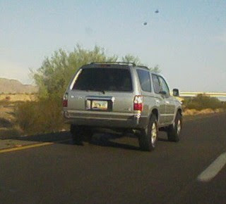 Spotted on I-10 between Phoenix and Tucson: BRPNFRT license plate.